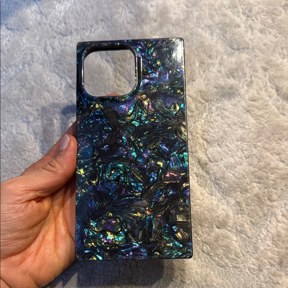 Flaunt square Abalon shell iphone 14 pro max case